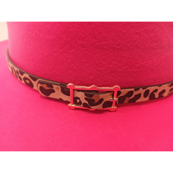 Adjustable Jazz Style Fedora Hat In Pink - Picture 8 of 9